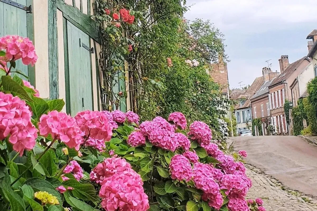 This most beautiful village in France sees life in pink